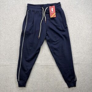 Cotopaxi Sweatpants Mens Medium Navy Stripe Fleece Jogger Sweats Running Gym NEW